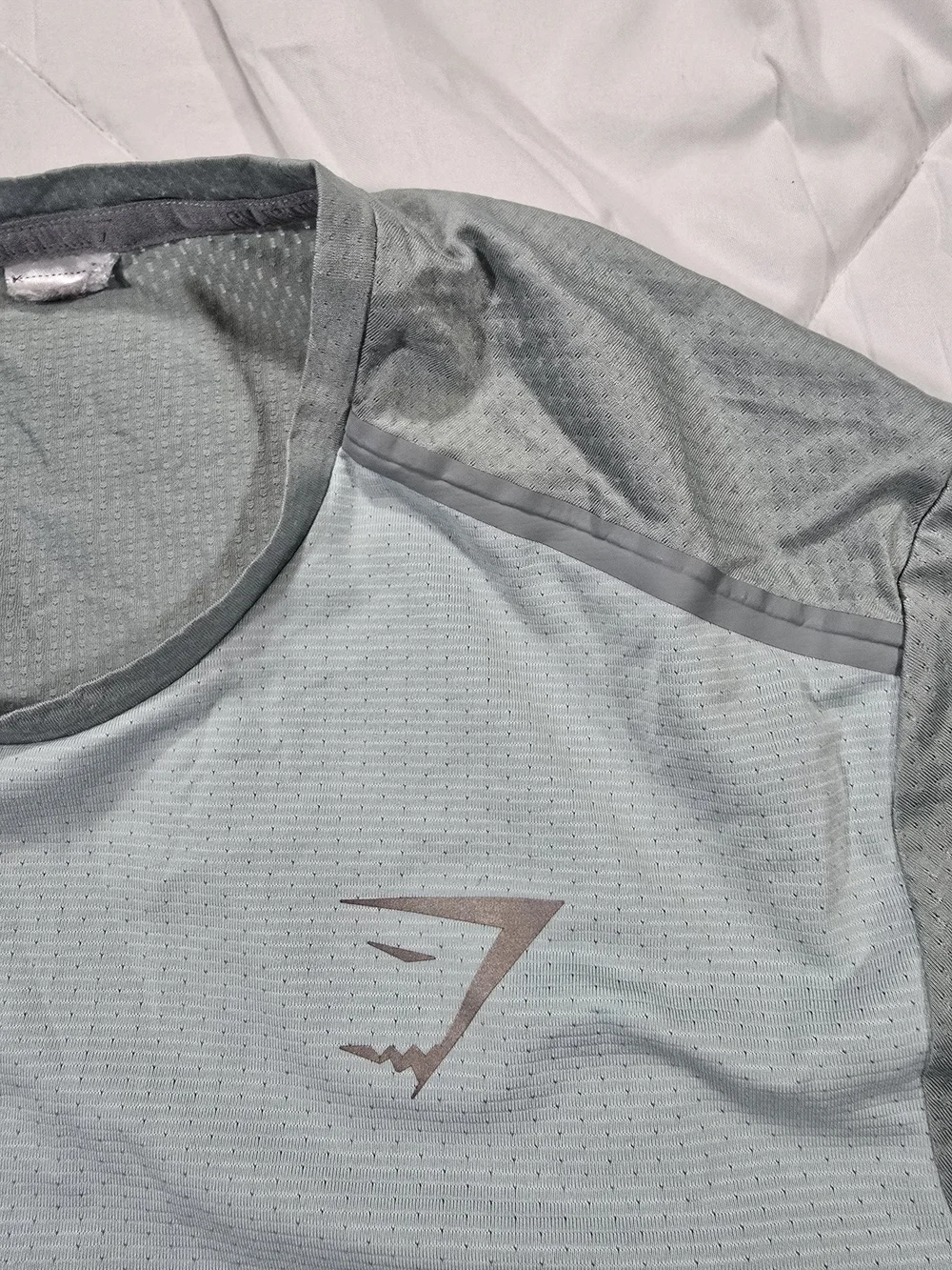 Gymshark Men’s Grey Performance Short Sleeve Tee